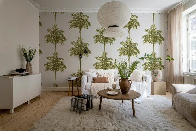Goldene Palmenstreifen