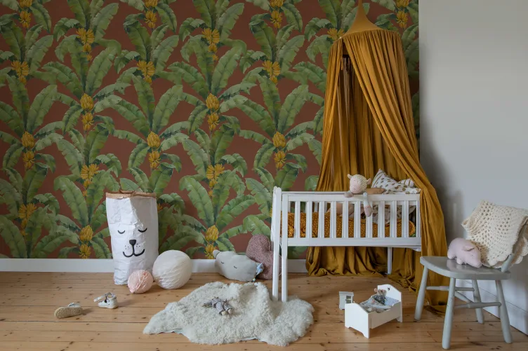 Tropische elegantie met bananenbladeren