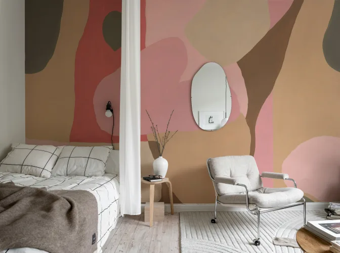 Slip den moderne charme løs med abstrakte former