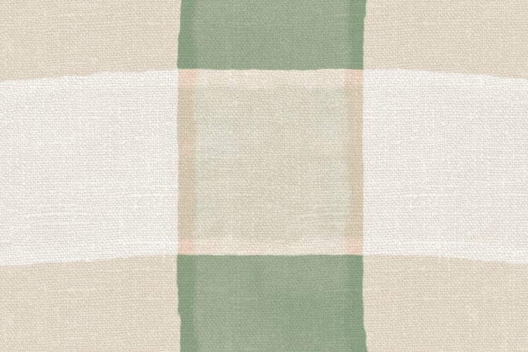 Breloque vichy frais en vert clair