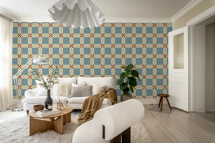 Découvrez la grâce d'une grille bleu clair
