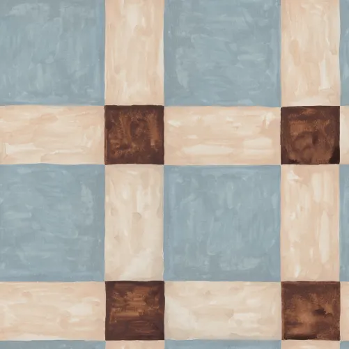 Charming Checks: Artisan Square in Blue
