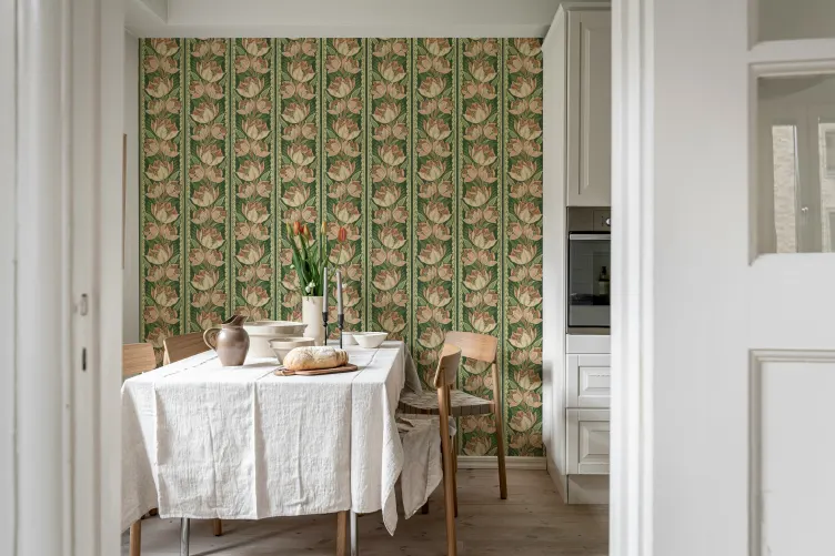 Eleganti strisce di tulipani