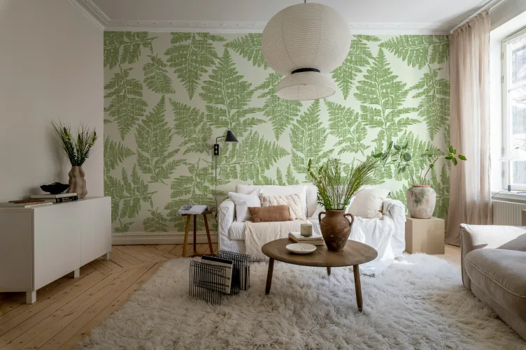 Embrace Nature with Our Green Fern Print