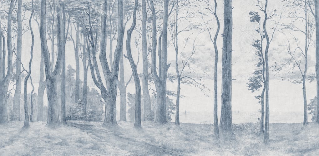 Embrace the Serenity of Blue Woodland