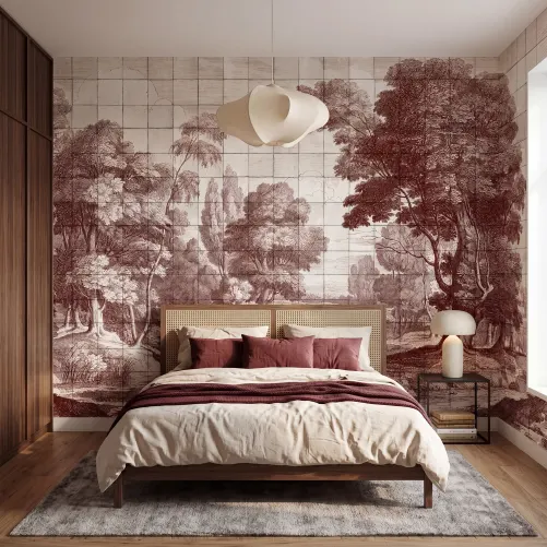 Timeless Elegance with Porcelain Landscape
