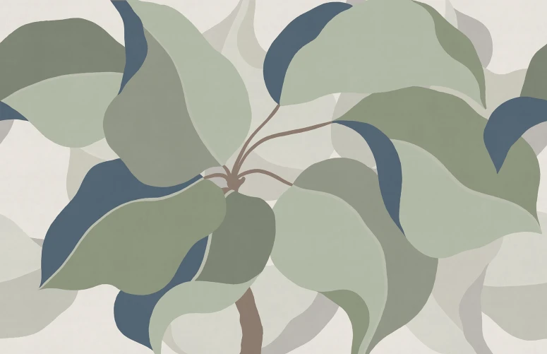 Symphonie de feuilles luxuriantes