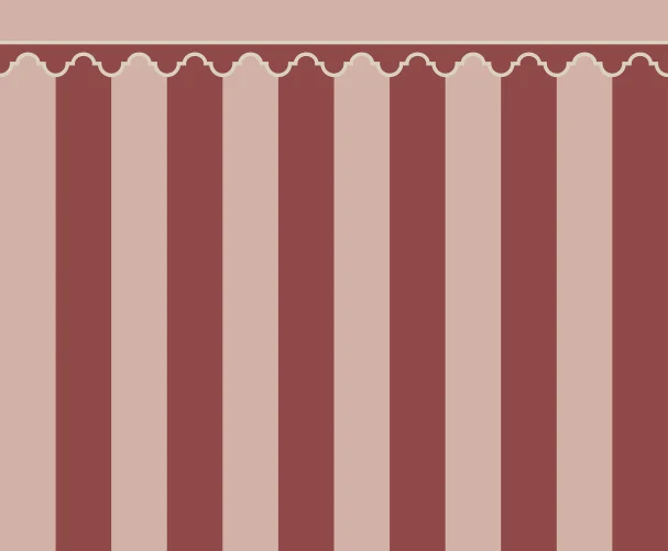 Chateau Elegance in Stripes