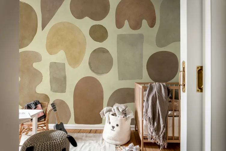 Erdiges Aquarell-Harmonie <br> <a href='https://example.com'>Rebel Walls</a>: Bekenne dich zu deinem Raum!