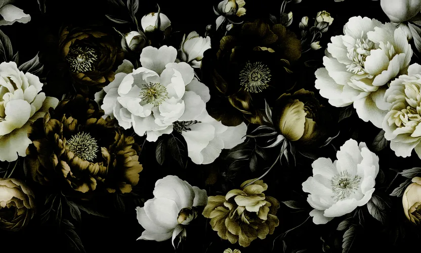 Ethereal Roses in Bloom