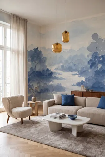 Embrace the Calm of Aquarelle Blues