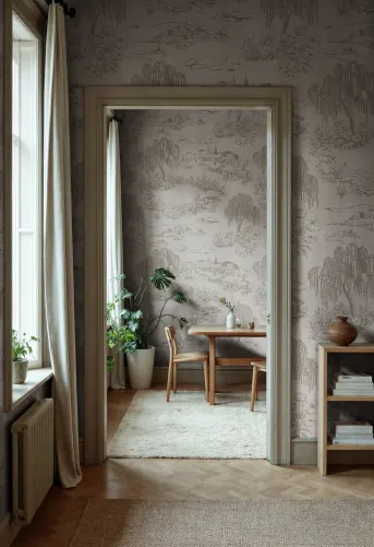 Charming Little Village Toile