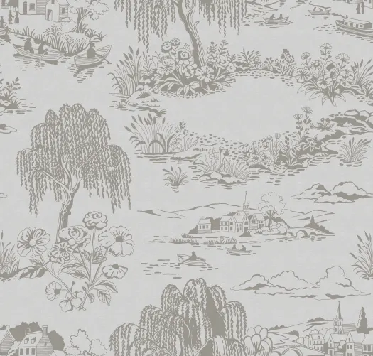 Charming Little Village Toile