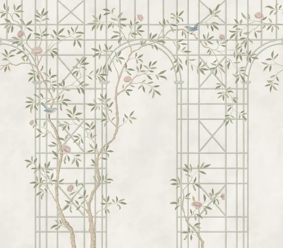 Chinoiserie Trellis: Eleganza in Luce