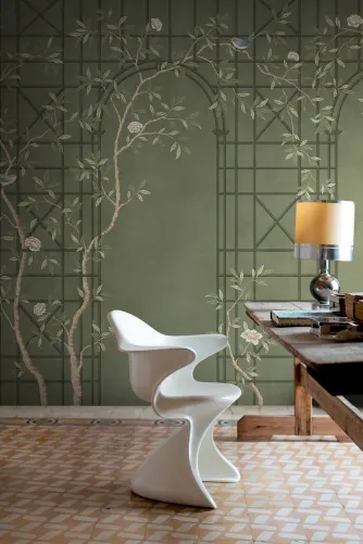 Omfavn eleganse med Chinoiserie Trellis