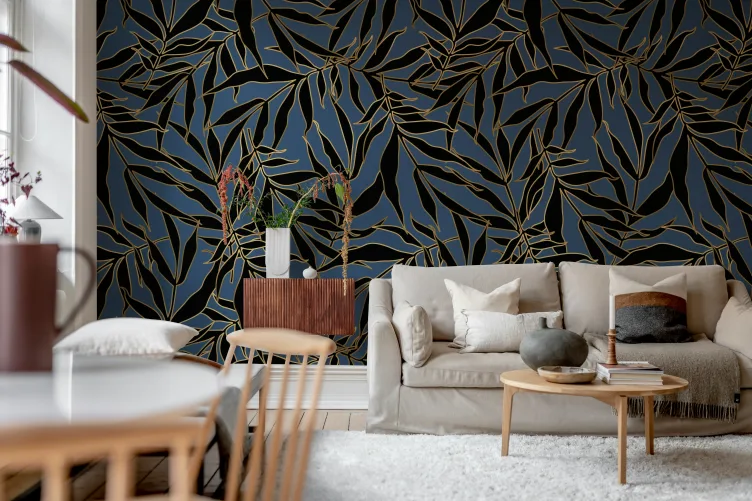 Omarm de Natuur met Gedurfde Blauwe Bladeren