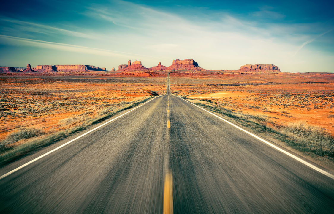 Road wall mural