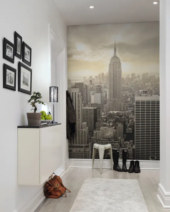 Wall mural with New York view