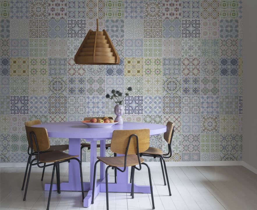 Marrakech tiles wallpaper for kitchen or other areas