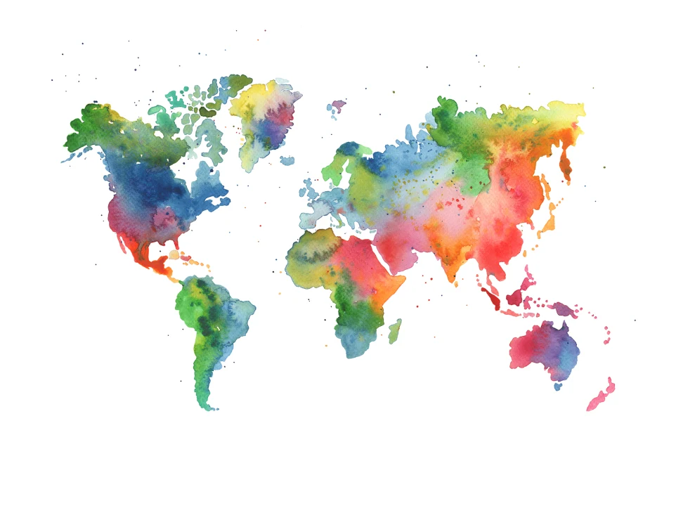 Élargissez vos horizons avec cette fabuleuse carte du monde murale