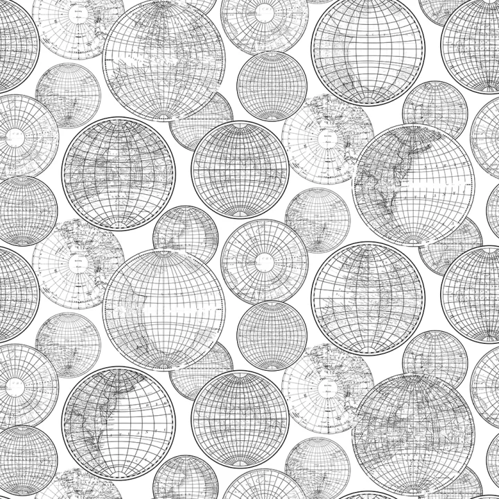 Noir et blanc - Danse de globes