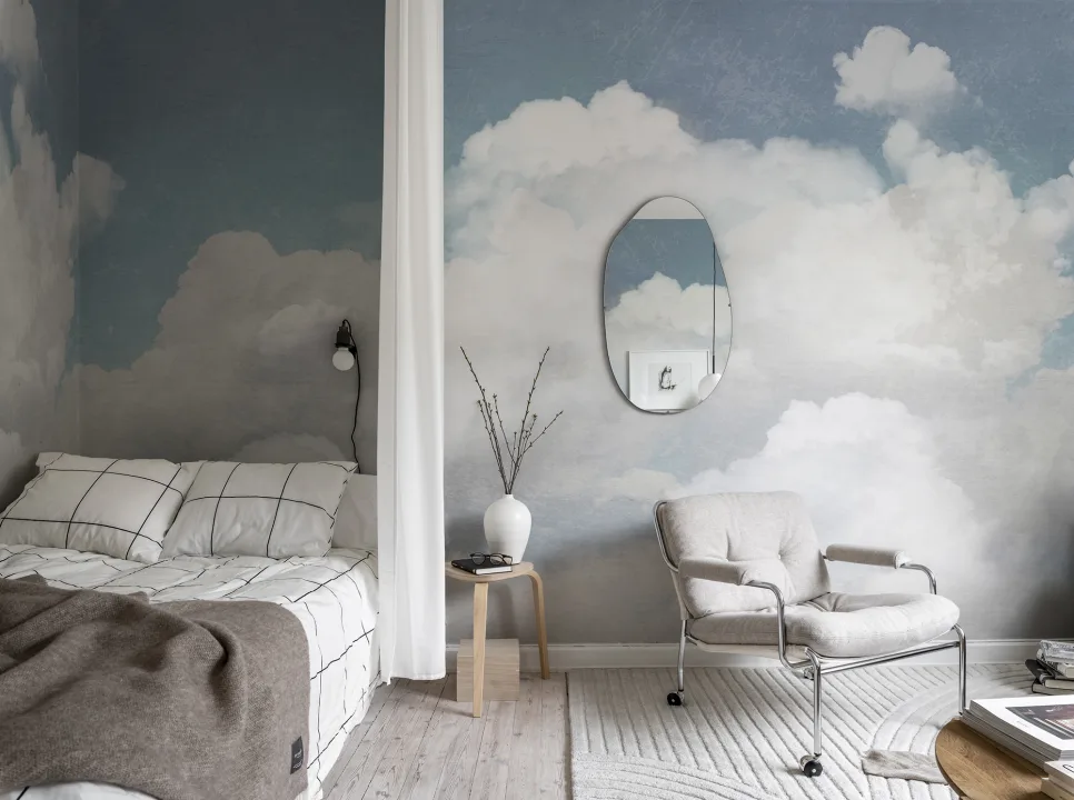 Take a nap under the sky with a cloud wallpaper