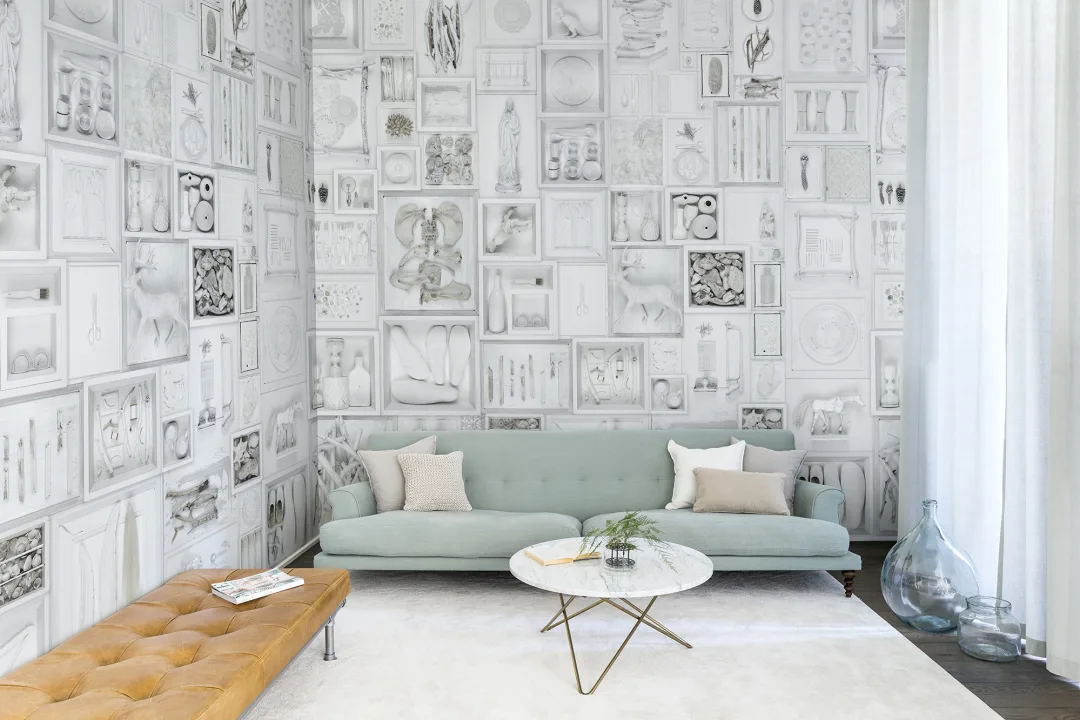 Tous les objets de ce décor sont immaculés