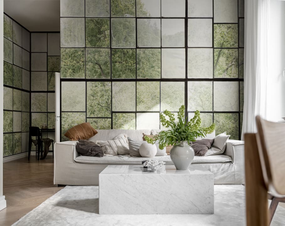 Take a look outside of your walls with a window wall mural