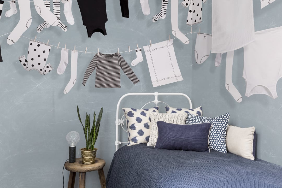 Een speelse mural voor speelse personen