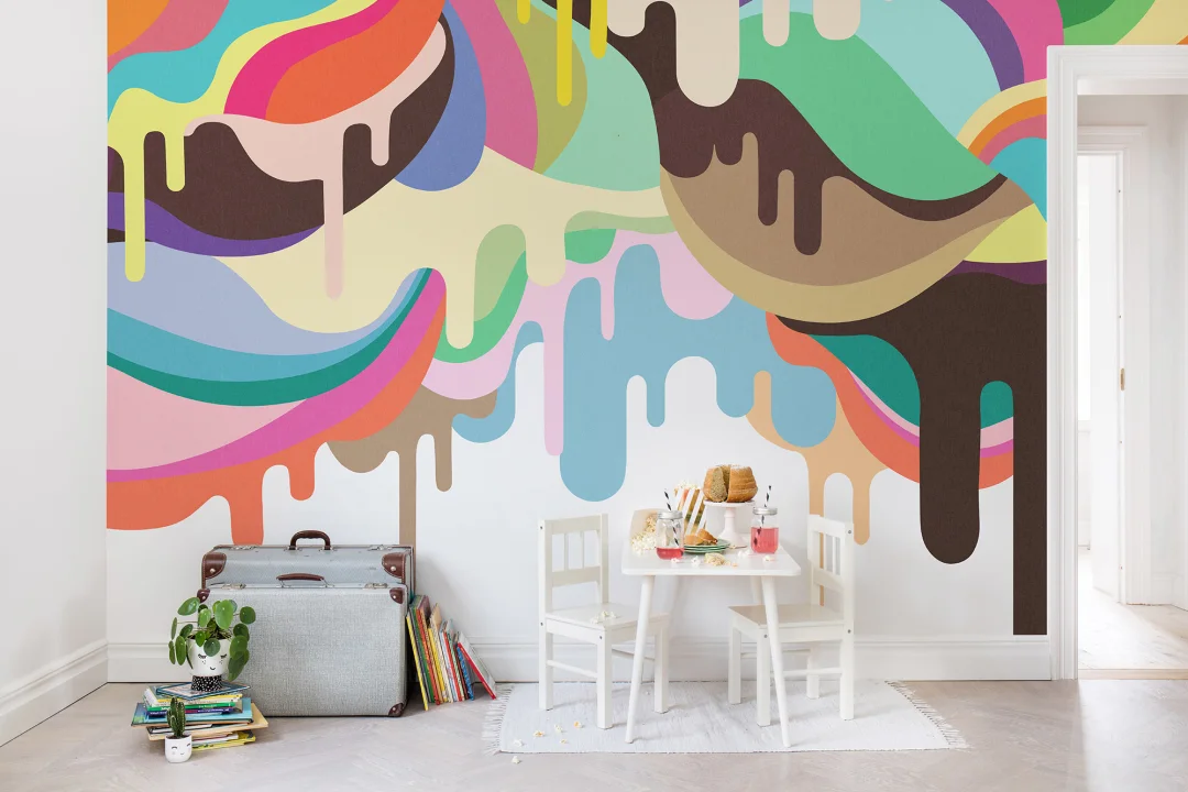 A WALL MURAL FOR THOSE WITH A SWEET TOOTH