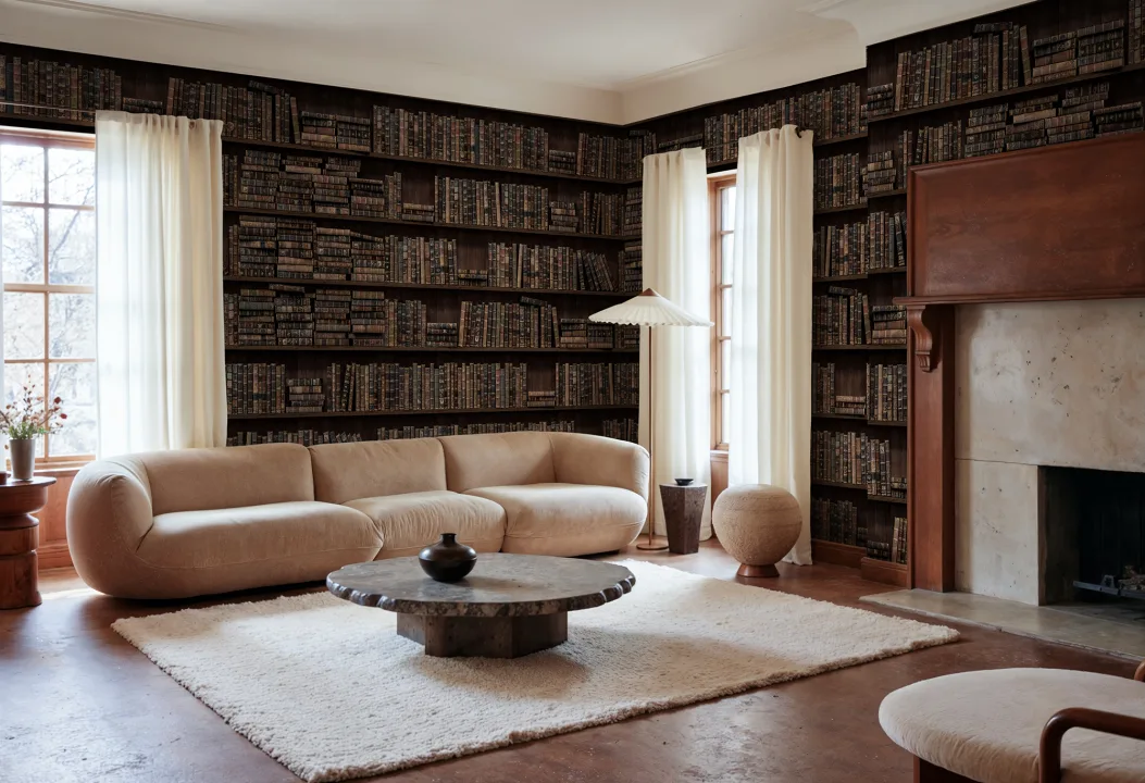 A bookcase with history