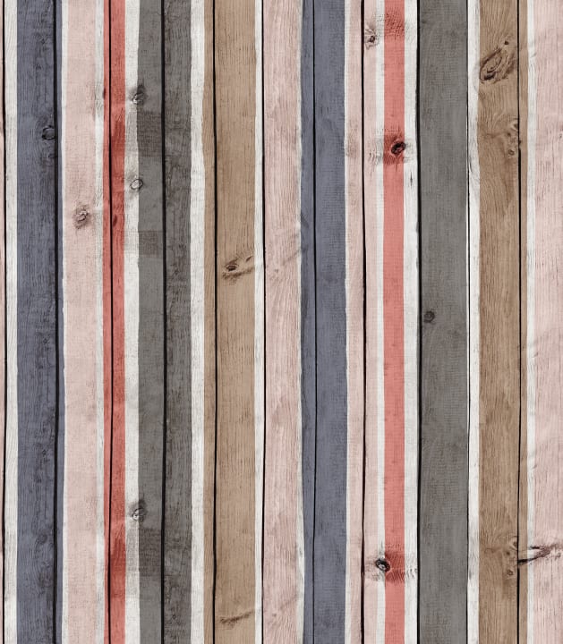 Houten planken in marine kleuren