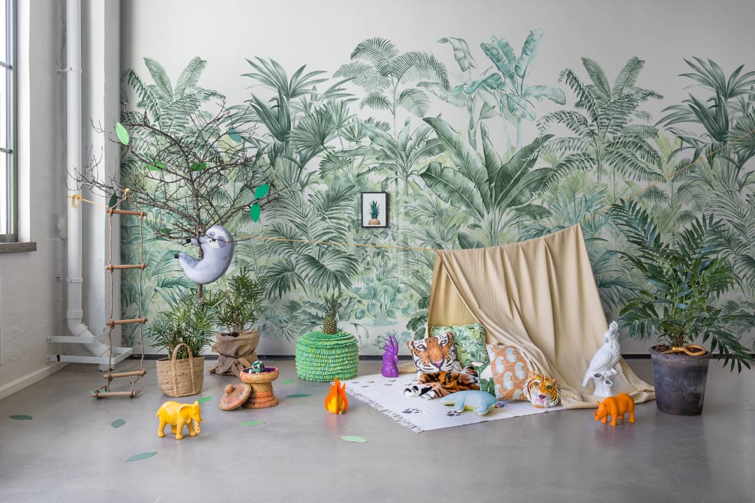 Jungle wall mural
