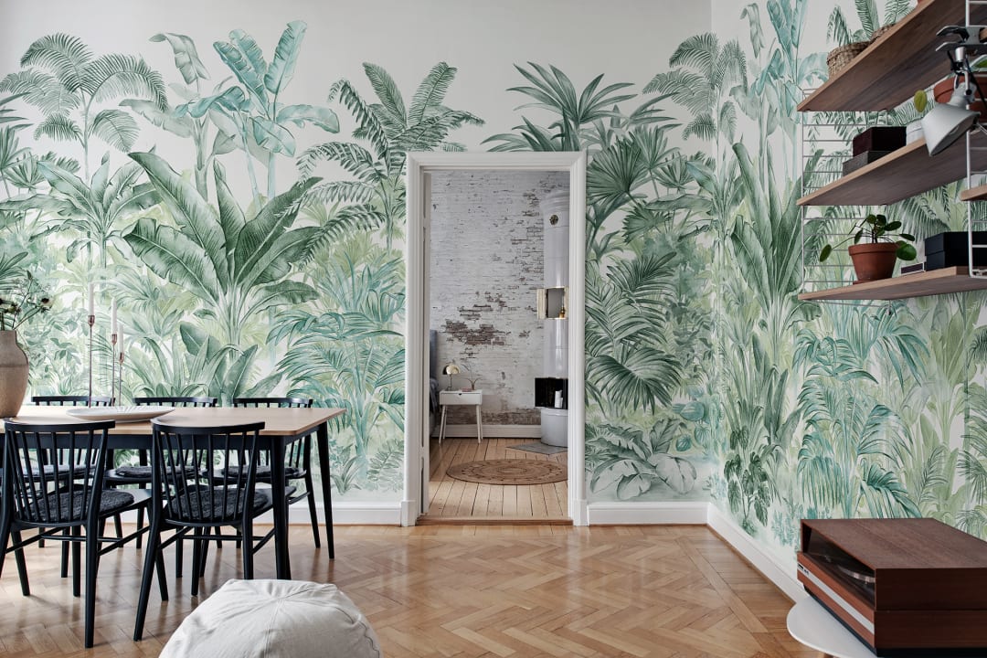 Jungle wall mural