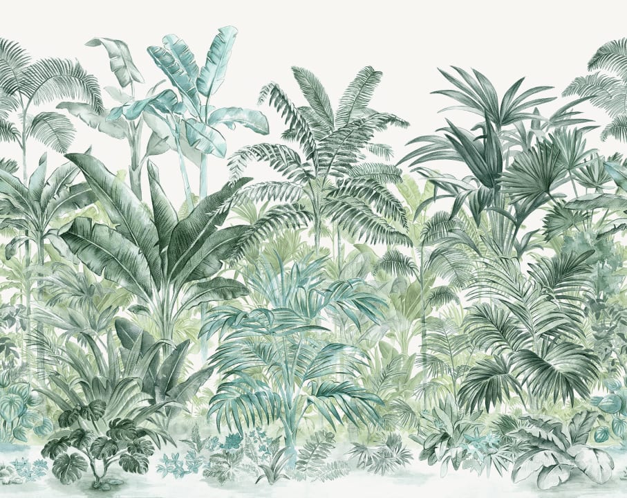 Jungle wall mural