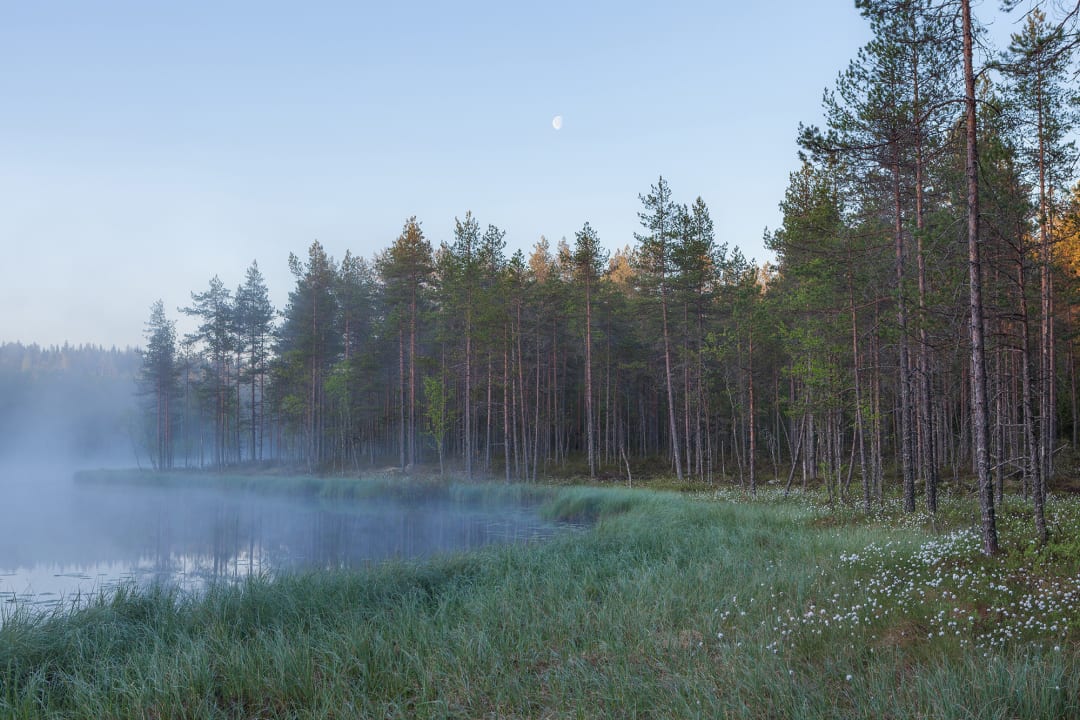 Midnatt i norra Sverige