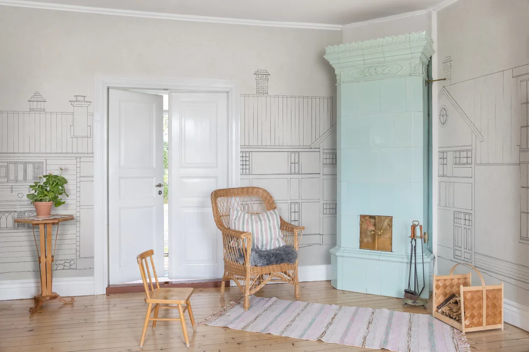 L'expérience d'une façade entière de maison d'artiste