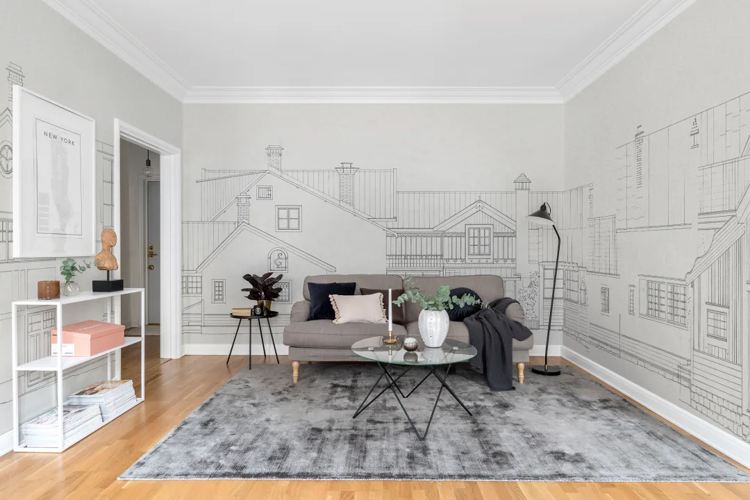L'expérience d'une façade entière de maison d'artiste