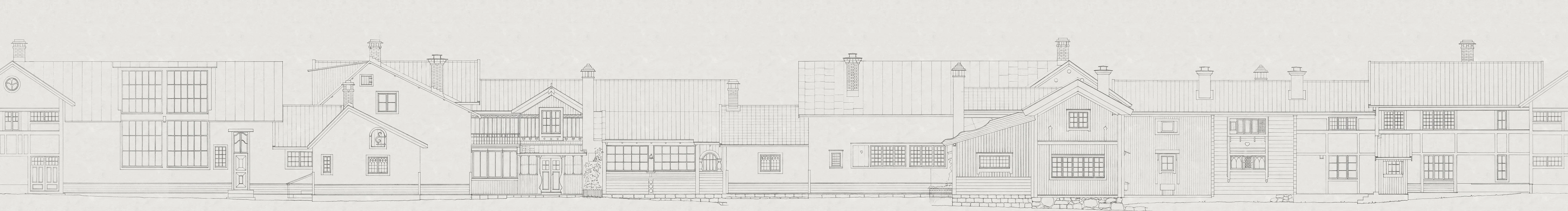 L'expérience d'une façade entière de maison d'artiste