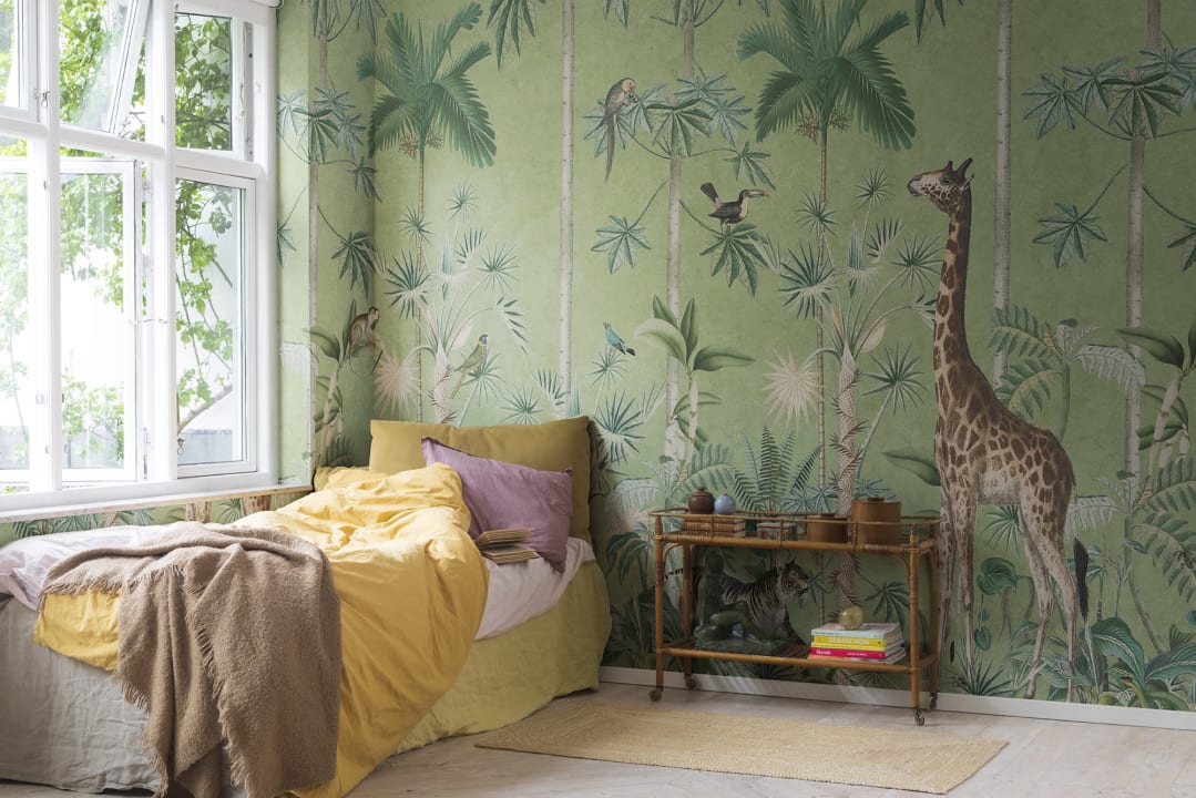 Giraffes Stroll, Emerald
