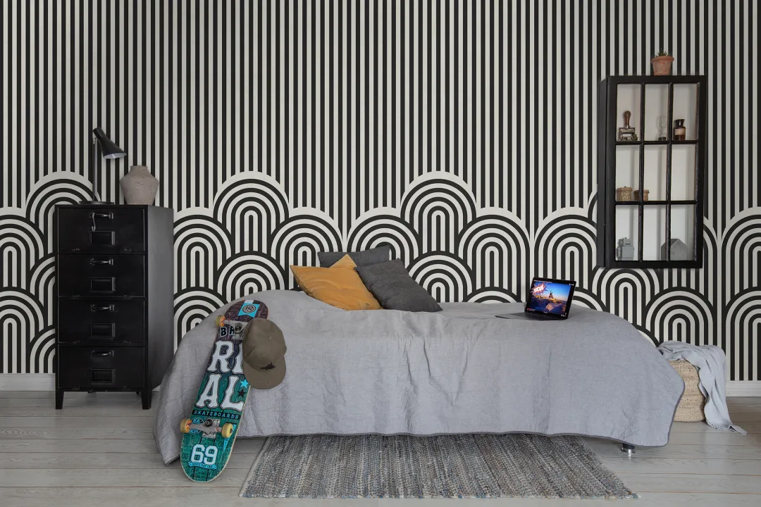 Black and white wallpaper