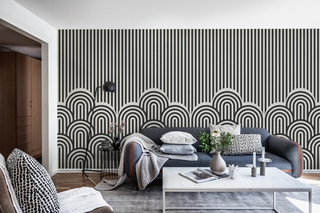 Black and white wallpaper