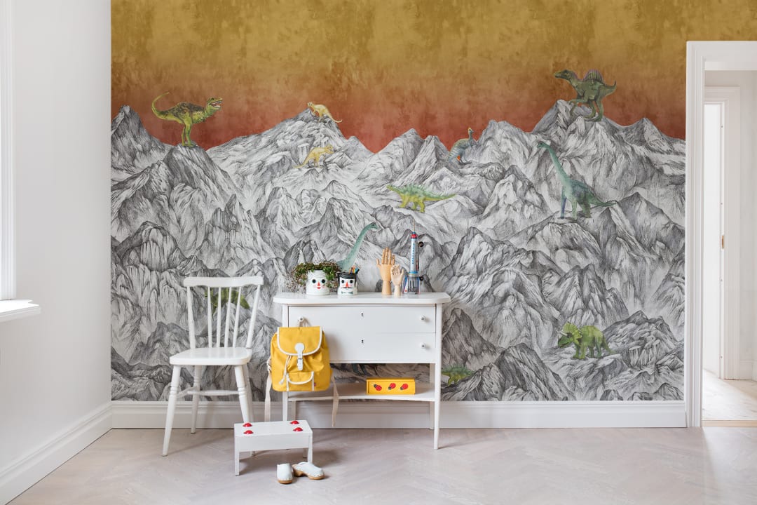 Add a splash of red to your walls