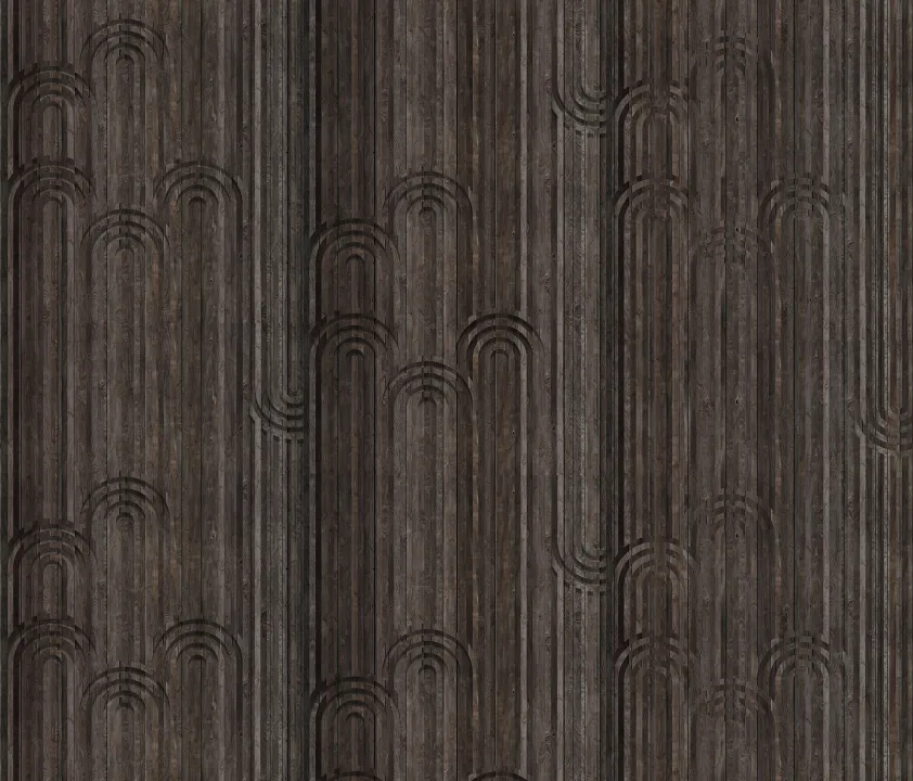 A wallpaper with revolving arches