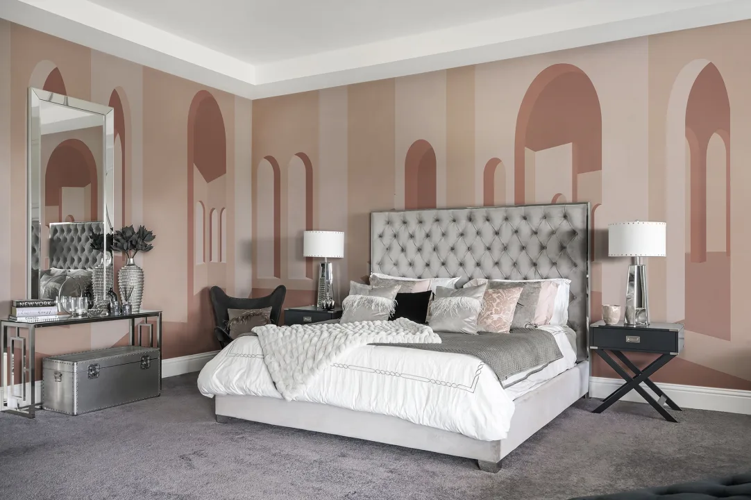 Décor mural effet terre cuite