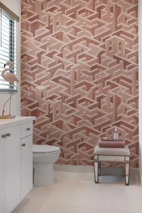 An oh so ah-maze-ing wall mural
