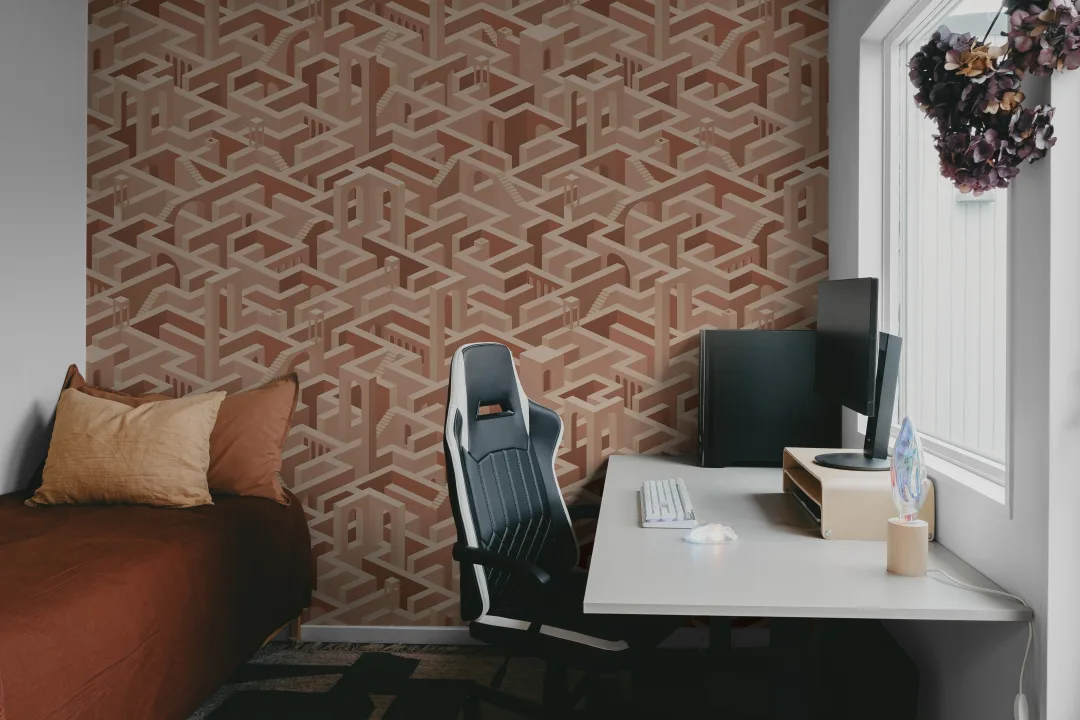 An oh so ah-maze-ing wall mural