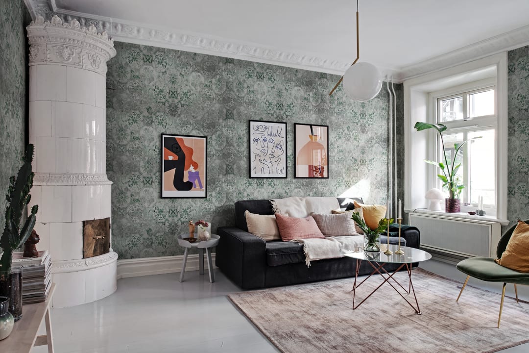 Oriental Tiles, Sage