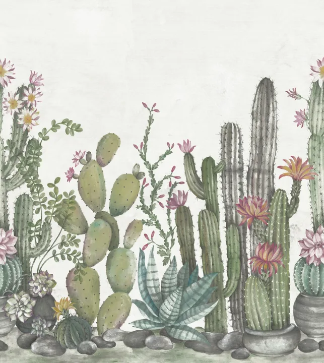 Playfull Cactus, Ivory