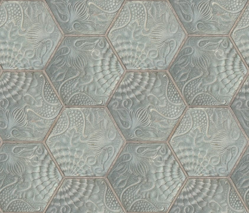 Hexagon Tiles Jade